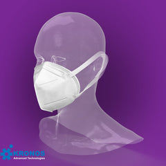 5-Layer Face Mask Made In USA - White / Black (10 pcs/pk)